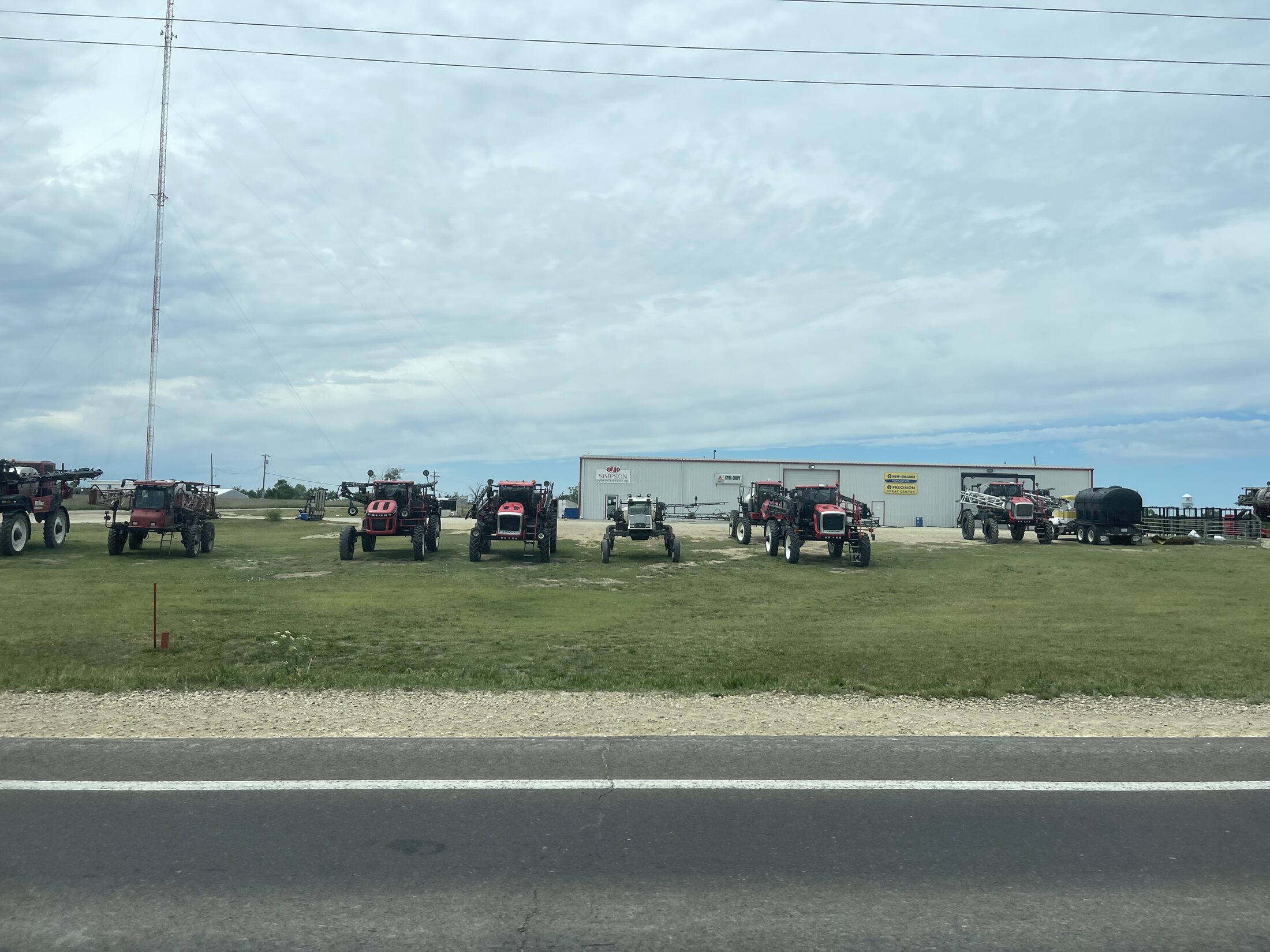 Kansas highway view