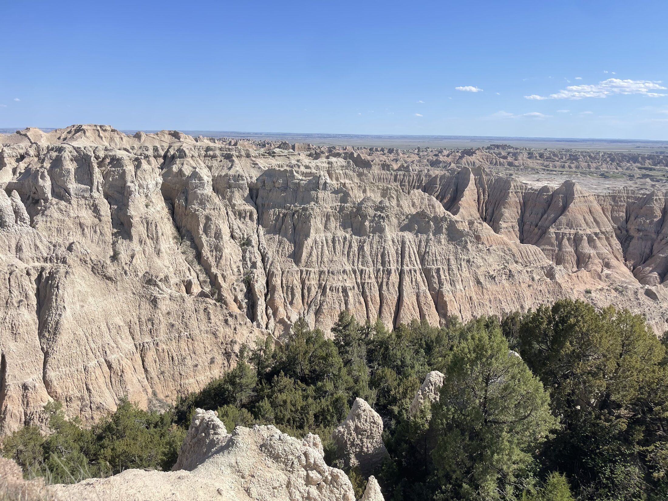 Badlands overlook