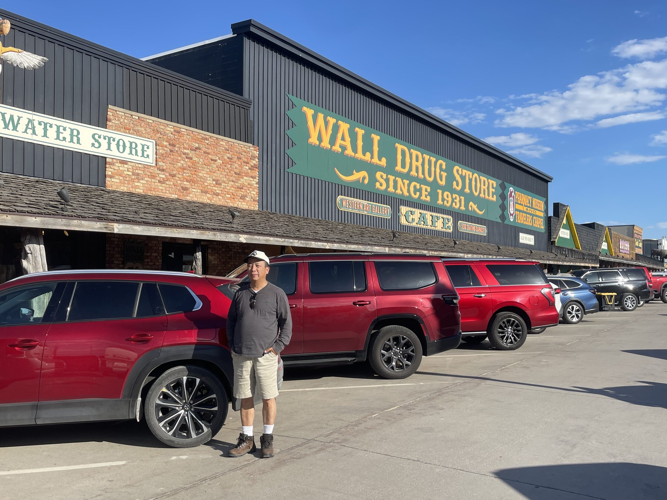 Leaving Badlands toward Rapid City