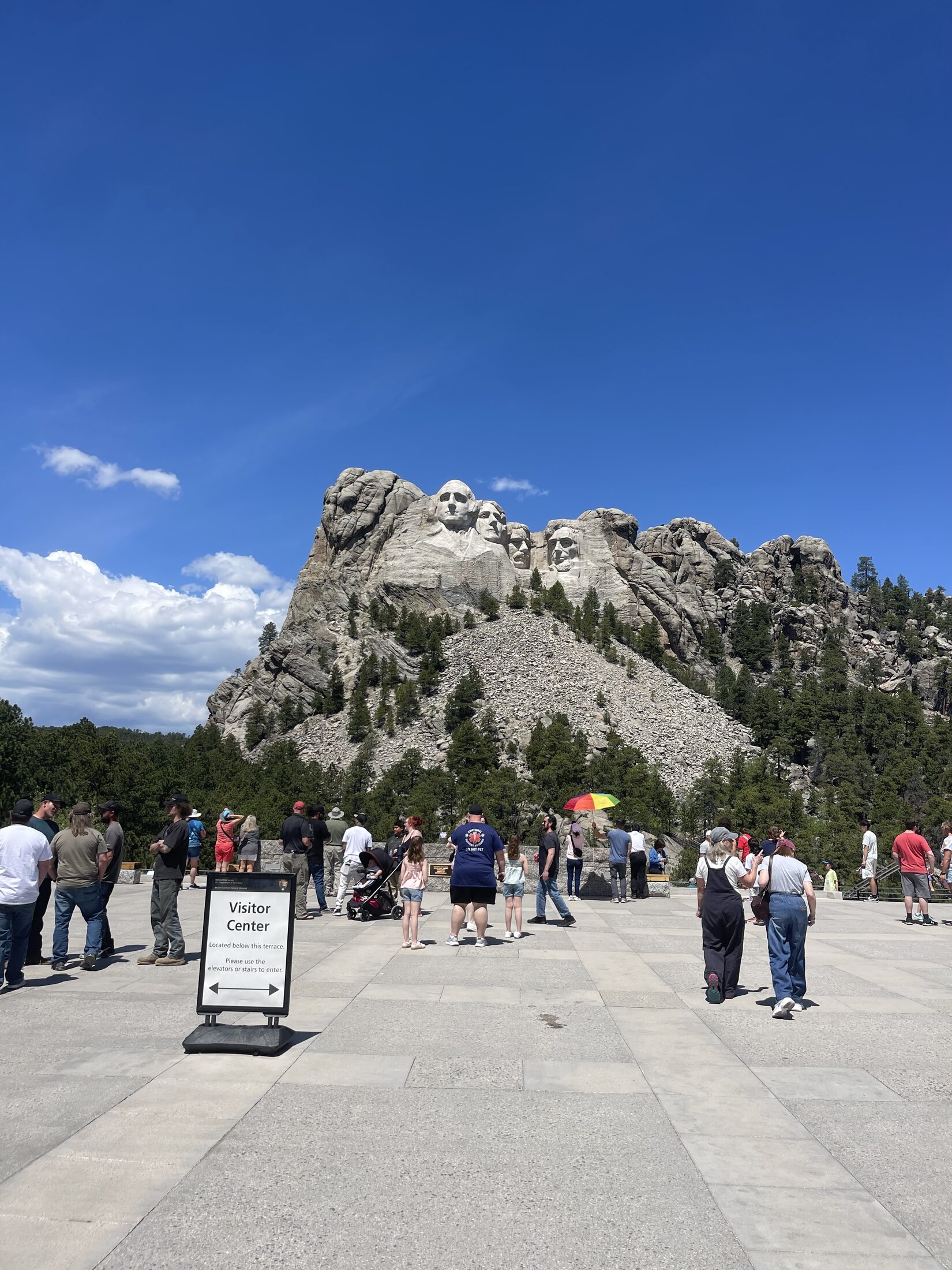 Mount Rushmore memorial grounds