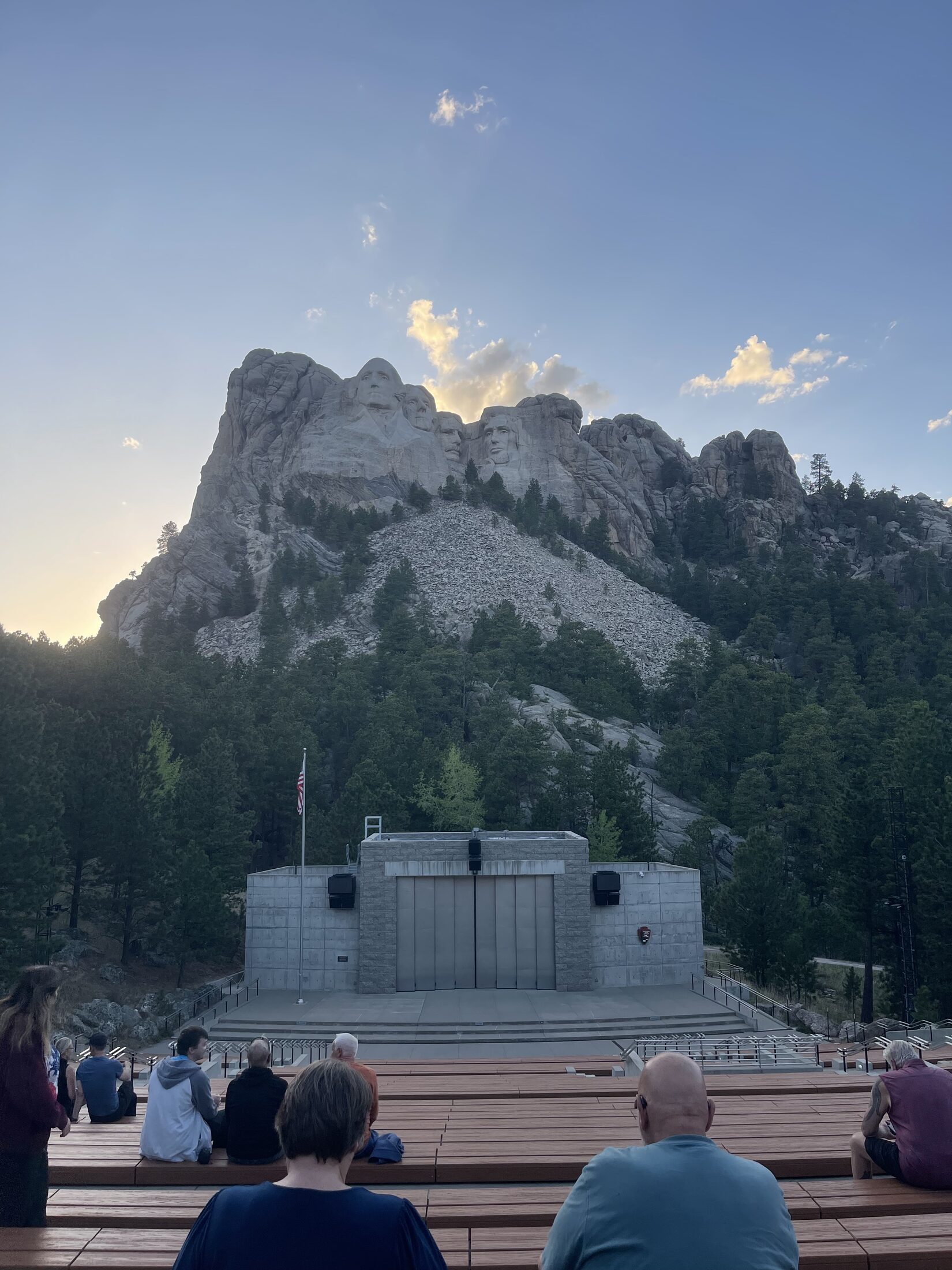 Mount Rushmore evening return