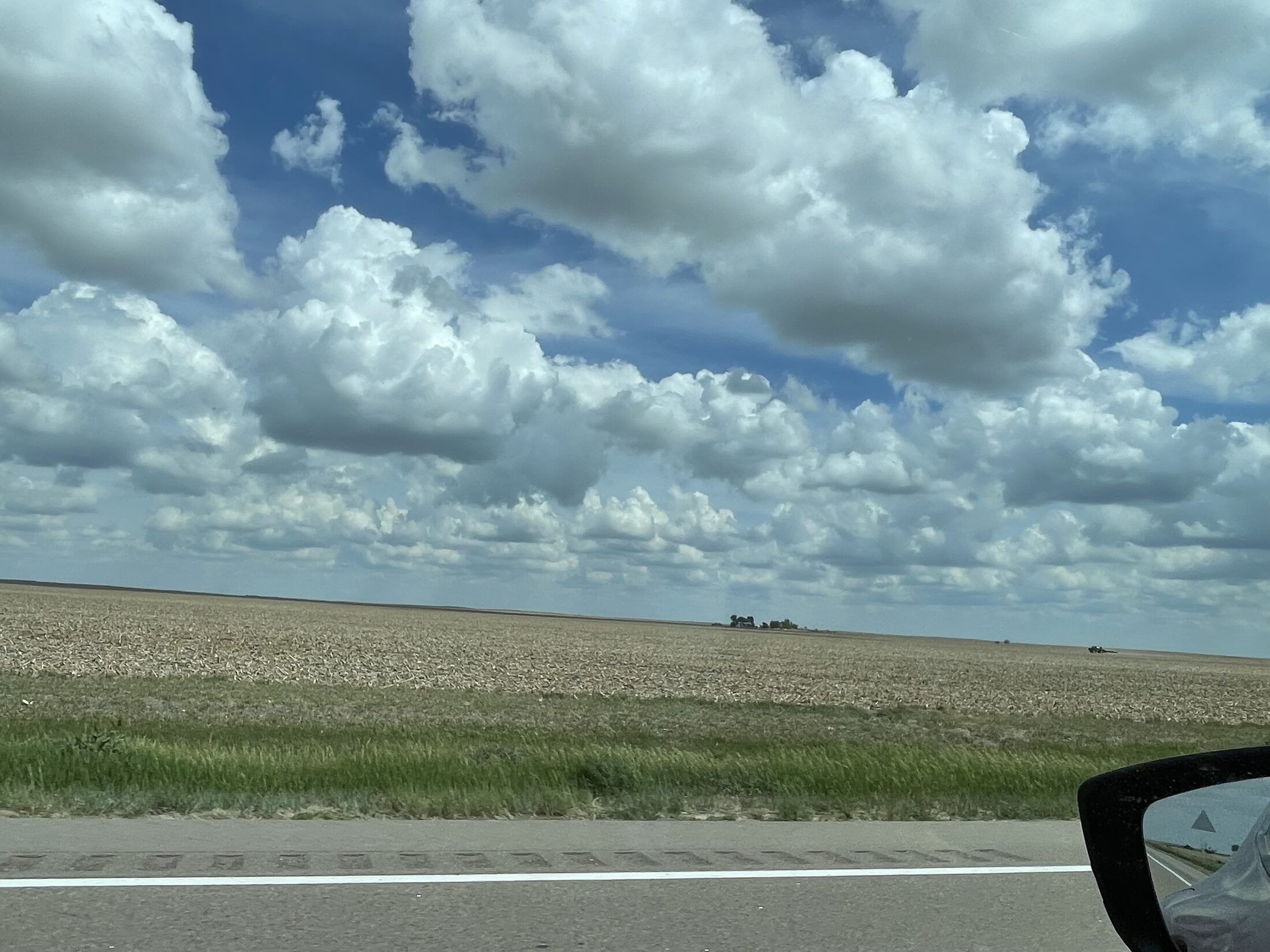 Nebraska to Kansas road