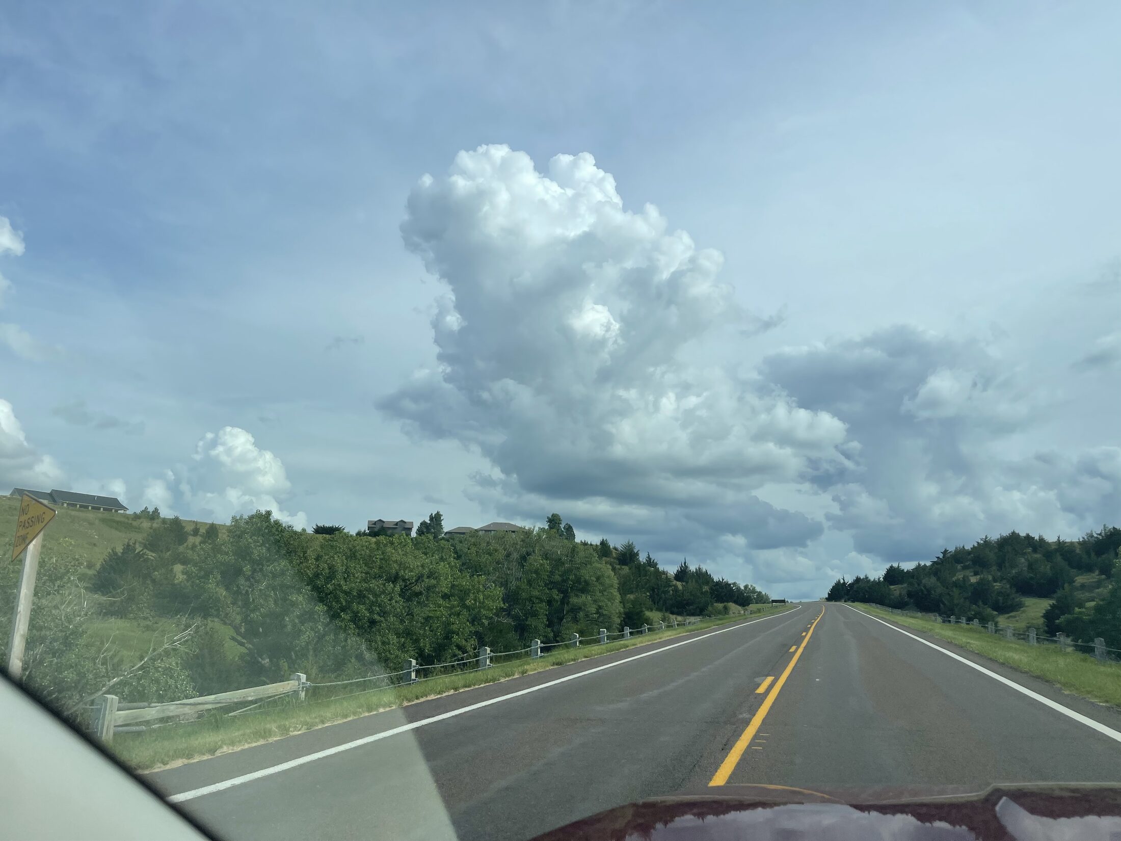 Kansas evening road