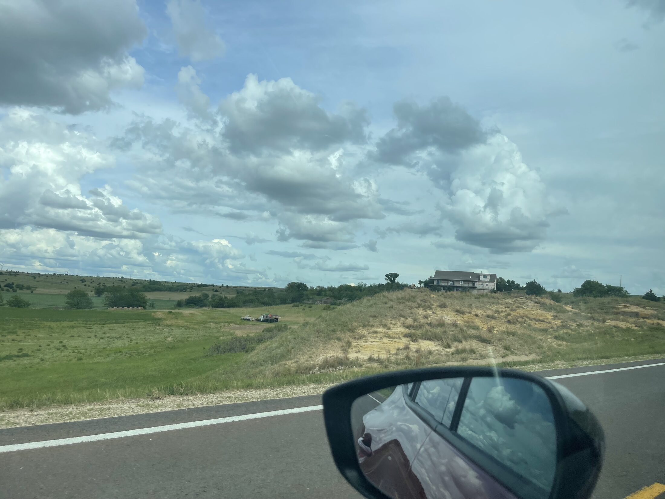 Kansas sunset highway