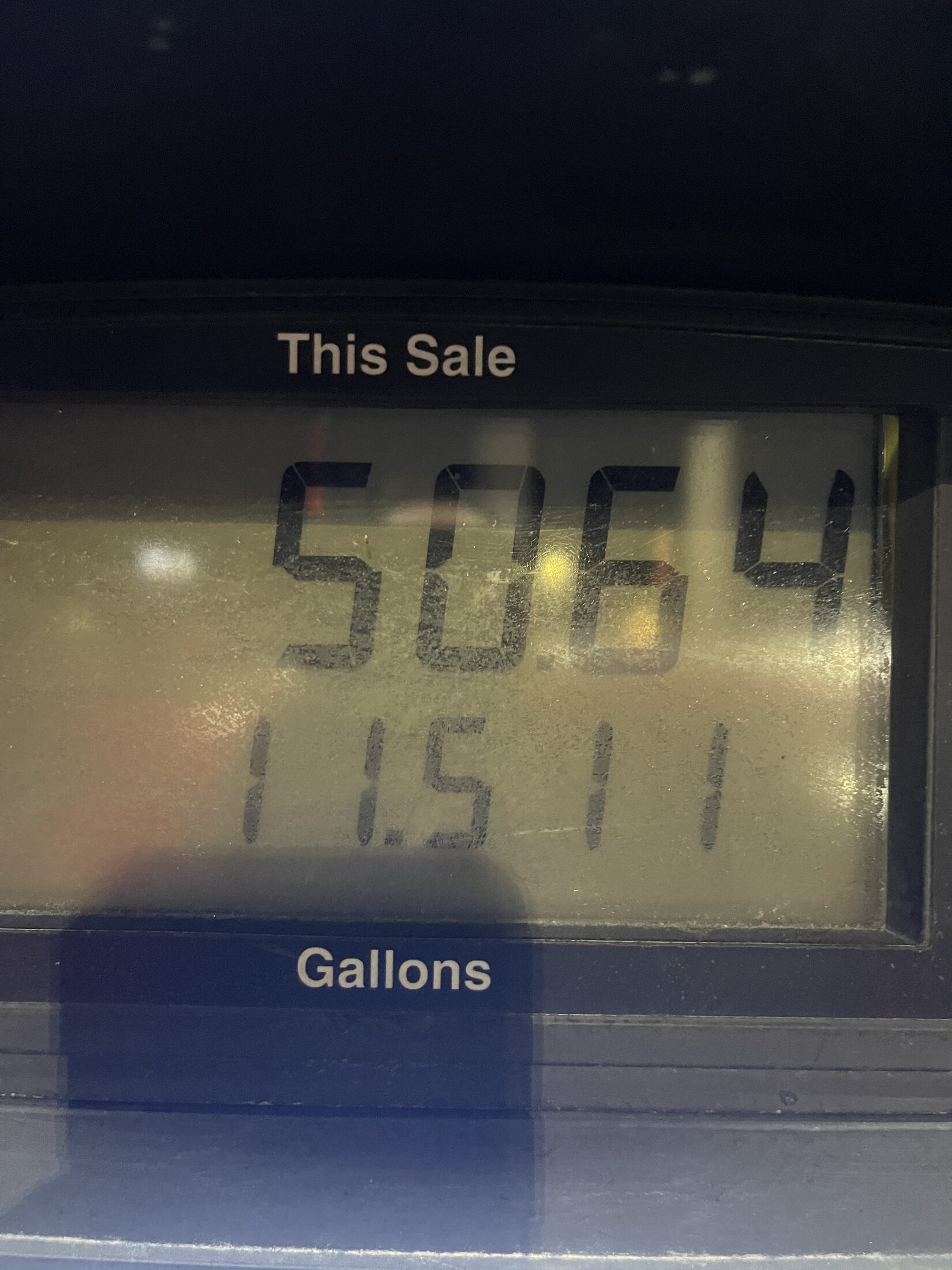 Gas stop on May 23